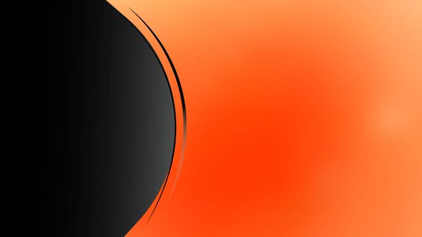 Résumé Orange et Black Wave Business Background
 - Photo, image