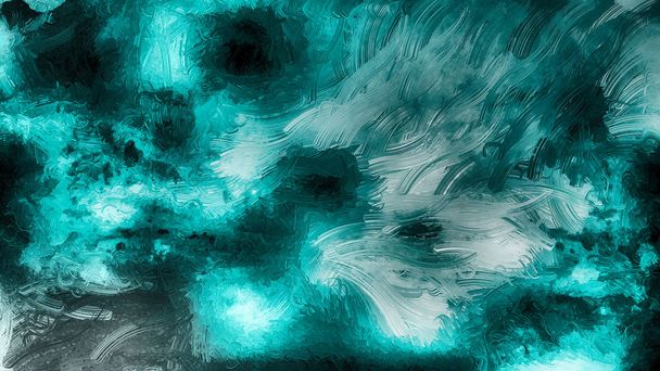Чорно- бірюзовий скляний ефект Живопис Фон зображення
 - Фото, зображення