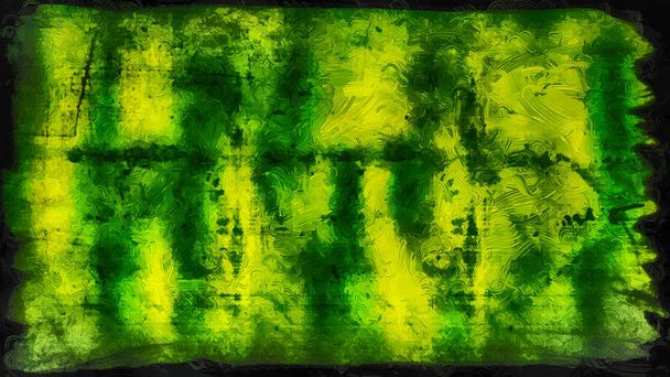Fondo abstracto de pintura de efecto de vidrio verde y negro
 - Foto, Imagen