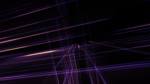 Cube de ligne 3d abstrait
 - Séquence, vidéo