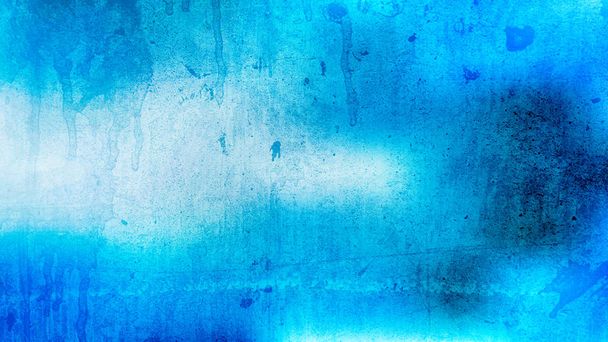 Blue Dirty Grunge Texture Background - Photo, Image