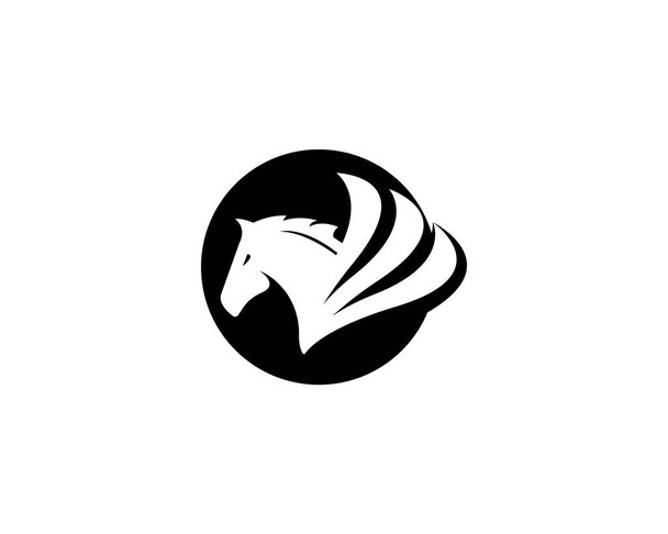 Pegasus logo koncept vektorové ikony  - Vektor, obrázek
