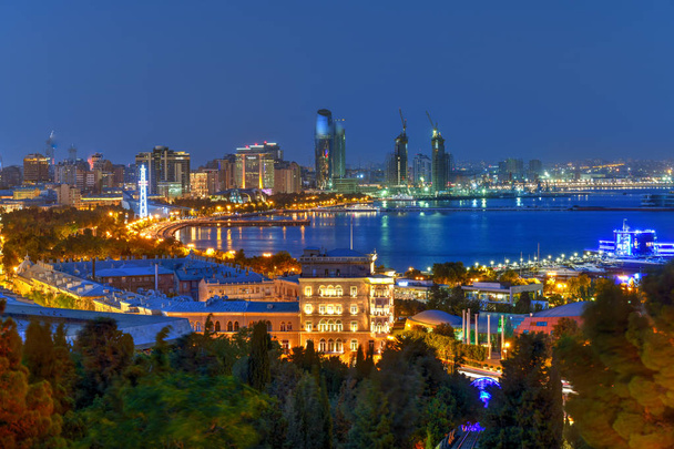 Skyline de Bakou, Azerbaïdjan
 - Photo, image