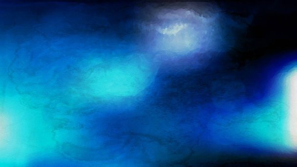 Fundo de aquarela angustiado preto e azul
 - Foto, Imagem