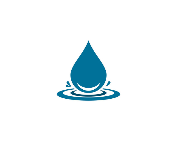 Víz csepp logo sablon vektoros ikon illusztráció - Vektor, kép