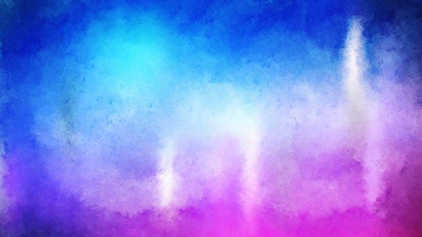 Blue Purple and White Watercolor Background - Photo, Image