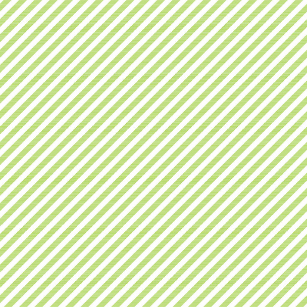 Bezproblémové vzorek textury zelené bílé pruhované látky - Vektor, obrázek