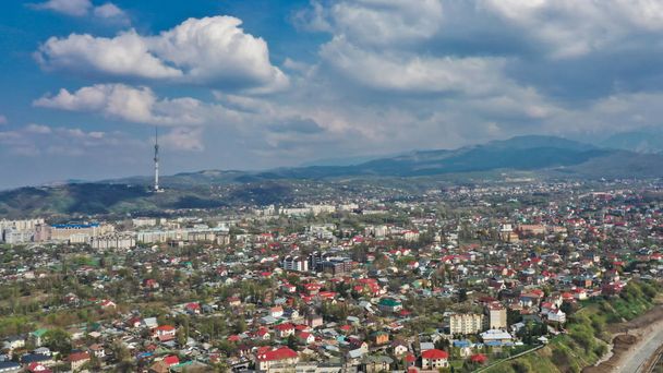 Kazašské město od dronu - Fotografie, Obrázek