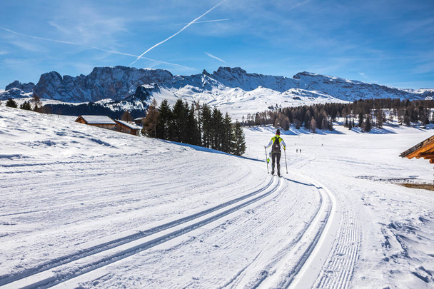 The skiing area Groeden - Photo, Image