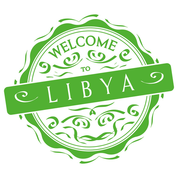 vector Bienvenido a Libia
 - Vector, Imagen