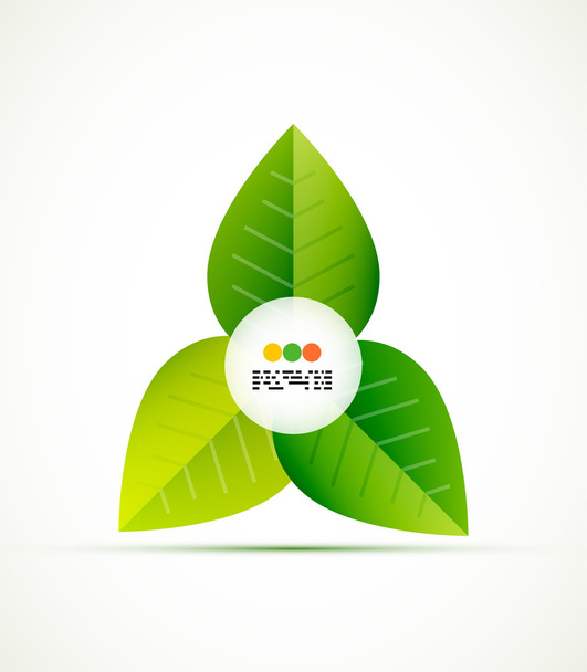 Green leaf vector concept - Vector, Image