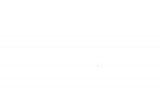 Harmaa kirkko rakennus linja kuvaketta valkoisella taustalla. Kristillinen kirkko. Kirkon uskonto. 4K Video motion graafinen animaatio
 - Materiaali, video
