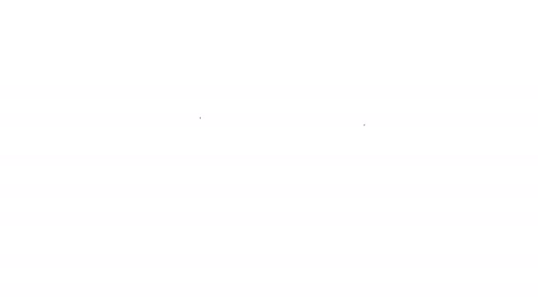 Icono de línea de carpeta gris sobre fondo blanco. Animación gráfica de vídeo 4K
 - Imágenes, Vídeo