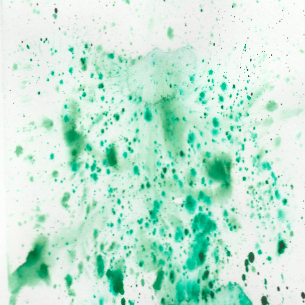 Watercolor green bright backgrounds - 写真・画像