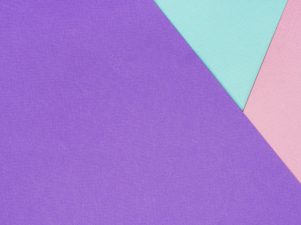 abstraktní geometrické pozadí růžových modrých a fialových listů akvarel Papemu - Fotografie, Obrázek