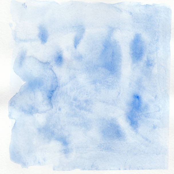 Light blue watercolor background  - Foto, afbeelding