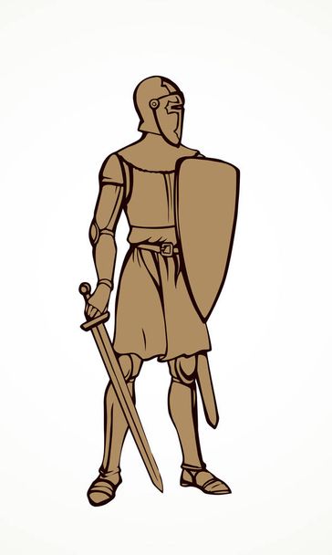 Knight. Vector drawing - Vector, Image