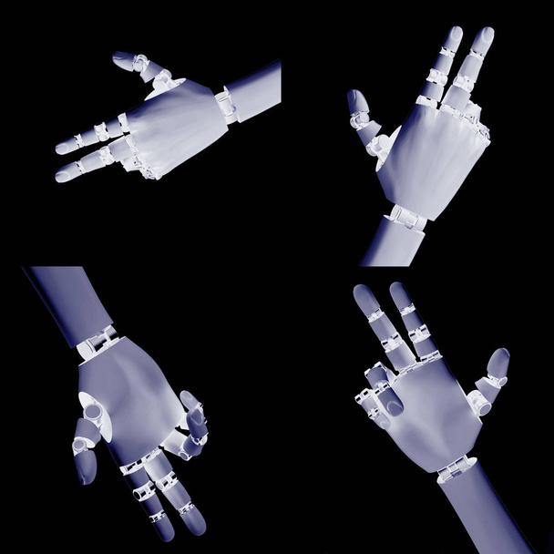 3d rendering robotic hand - Foto, Imagem
