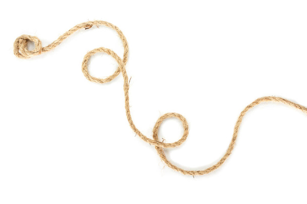 rope on white background. - Foto, immagini