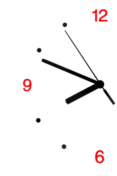 великий годинний циферблат на білому тлі
 - Фото, зображення