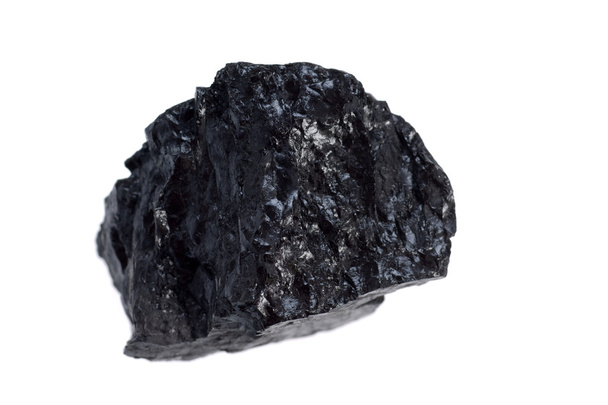 izole kömür, karbon nuggets - Fotoğraf, Görsel