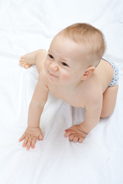 Baby portrait on white - Foto, immagini