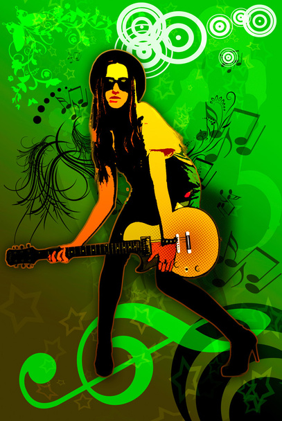 Rocker girl - Foto, Bild