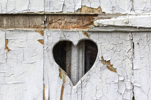 Coeur en bois, look vintage
 - Photo, image