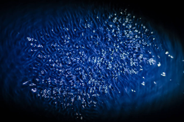 The texture of water under the influence of vibration in 528 hertz - Photo, Image