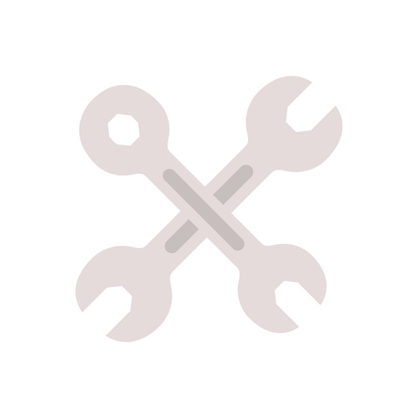 wrench tool isolated icon - Vector, Image