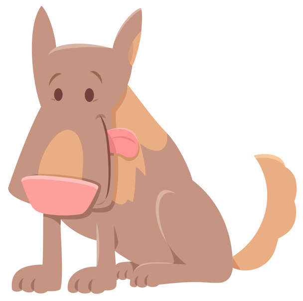 vicces juh kutya rajzfilmfigura - Vektor, kép