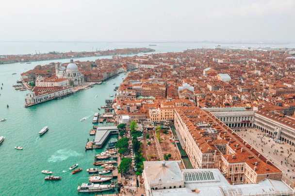 Aerial beautiful view over San Marco square in Venice, Italy - Foto, Imagem