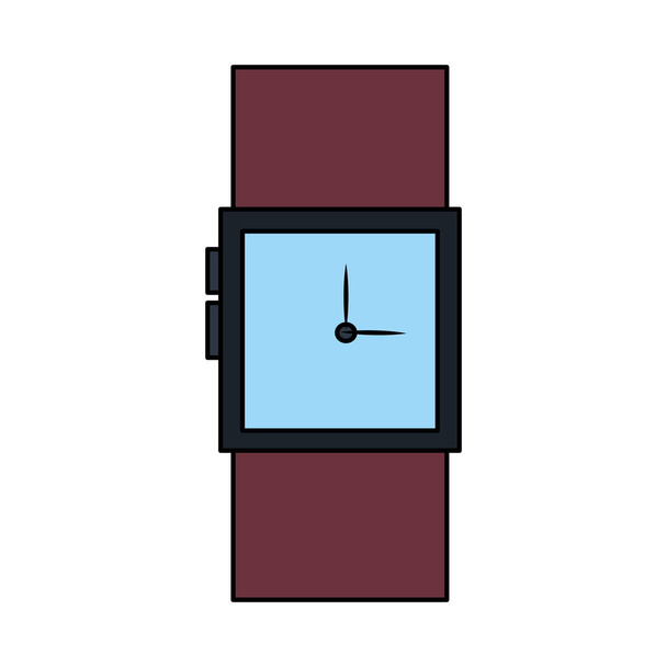 reloj de pulsera accesorio sobre fondo blanco
 - Vector, imagen