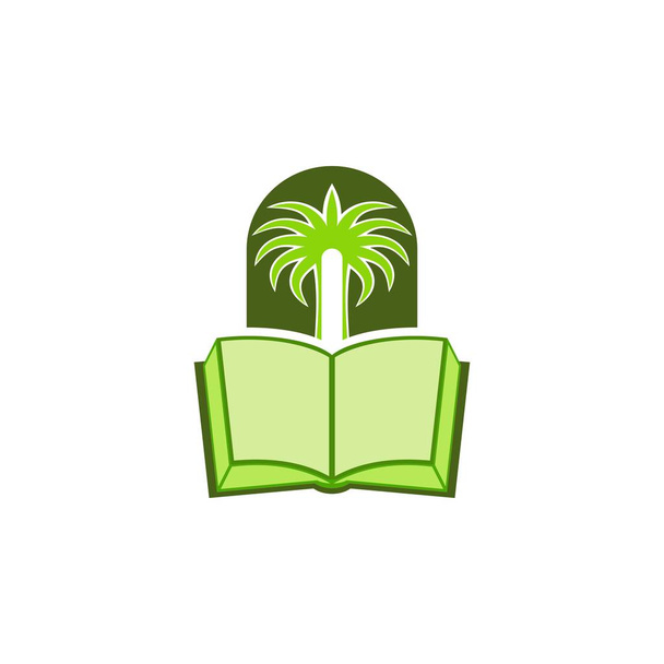 Icona del Corano con disegno del logo dell'albero delle date
 - Vettoriali, immagini