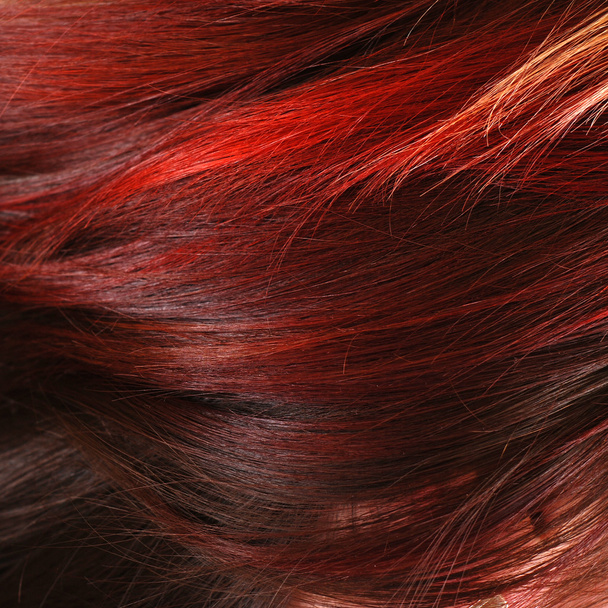 Red female hair - Foto, Bild