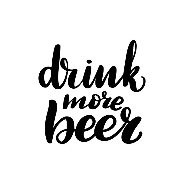 drink more beer - Vector, Image