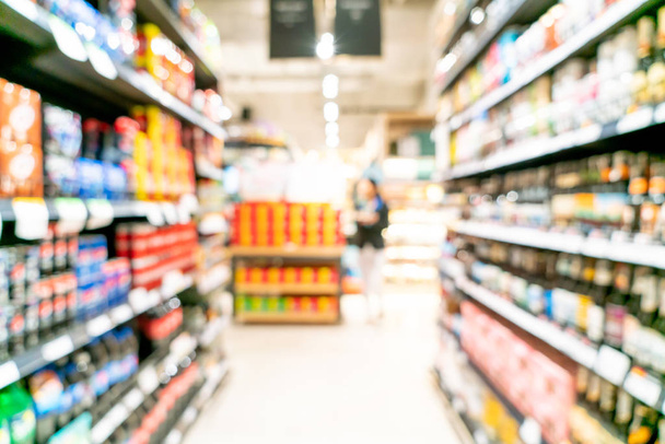 abstract blur in supermarket - Φωτογραφία, εικόνα