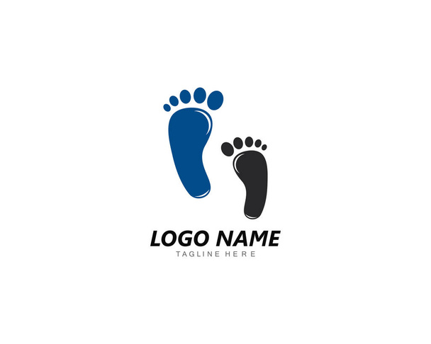 足のロゴのテンプレート ベクトル アイコン - ベクター画像