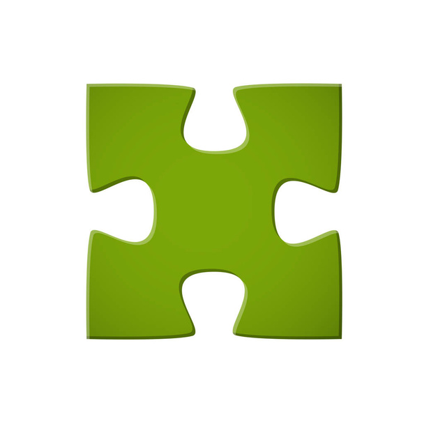 Puzzle pièce verte
 - Vecteur, image