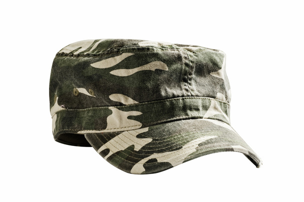 Camouflage military cap - Photo, Image