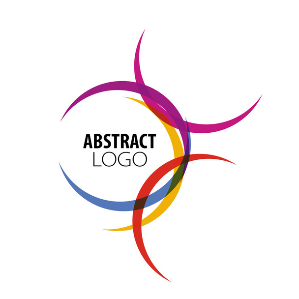 logotipo abstracto de los círculos de colores
 - Vector, Imagen