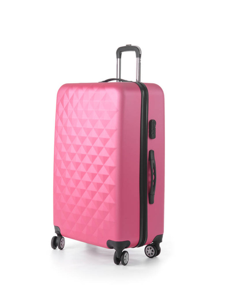 Suitcase on white background - Foto, imagen