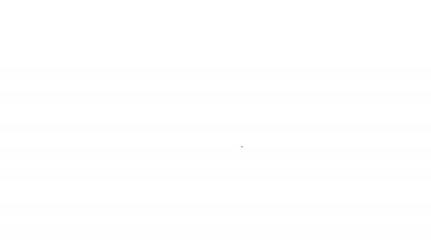 L'icona della linea di caricamento di Grey Cloud su sfondo bianco. Animazione grafica 4K Video motion
 - Filmati, video