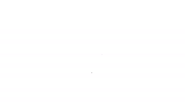 Icône de ligne de trousse de premiers soins grise sur fond blanc. Boîte médicale avec croix. Matériel médical d'urgence. Concept de soins de santé. Animation graphique de mouvement vidéo 4K
 - Séquence, vidéo