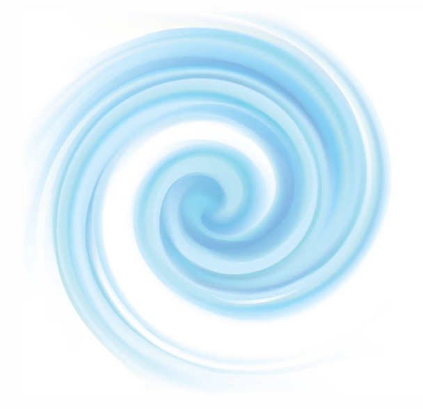 Vector background of blue swirling water texture  - Vector, Image