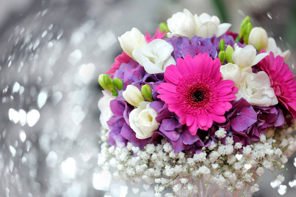Wedding bouquet of pink flowers - Foto, Bild