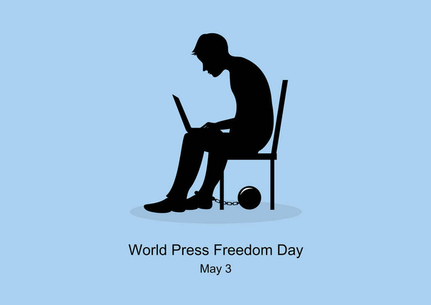 Παγκόσμια ημέρα ελευθερίας του τύπου διάνυσμα - Διάνυσμα, εικόνα