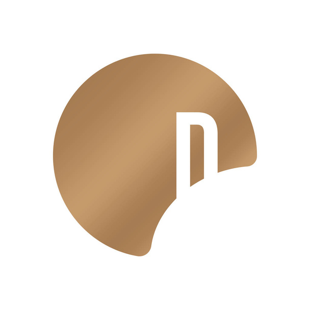 Початкова літера D Шаблон логотипу Векторний дизайн
 - Вектор, зображення