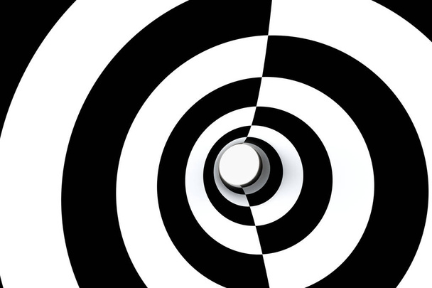 faixa preta e branca, linhas repetidas, renderização 3d
 - Foto, Imagem