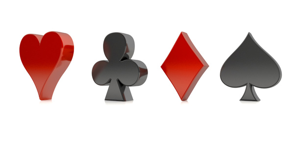 Poker kaart elementen - Foto, afbeelding
